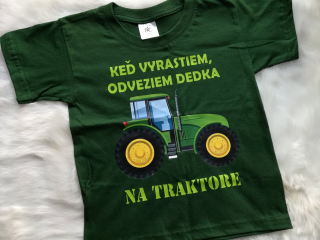 Odveziem dedka na traktore