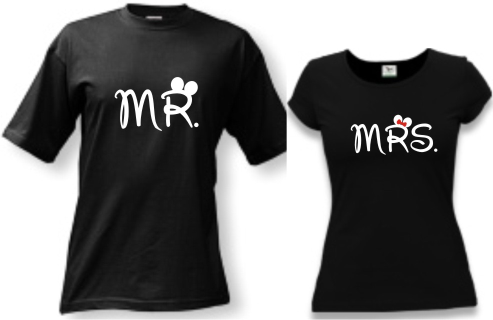 MR&MRS v čiernom 2XL/L