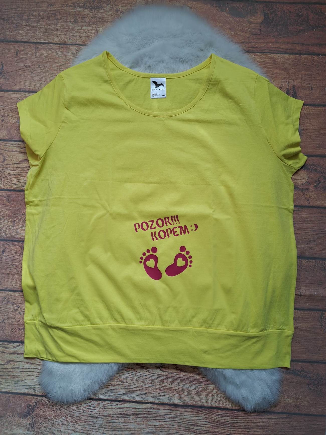 Citronikové tehu tričko veľ. 2XL