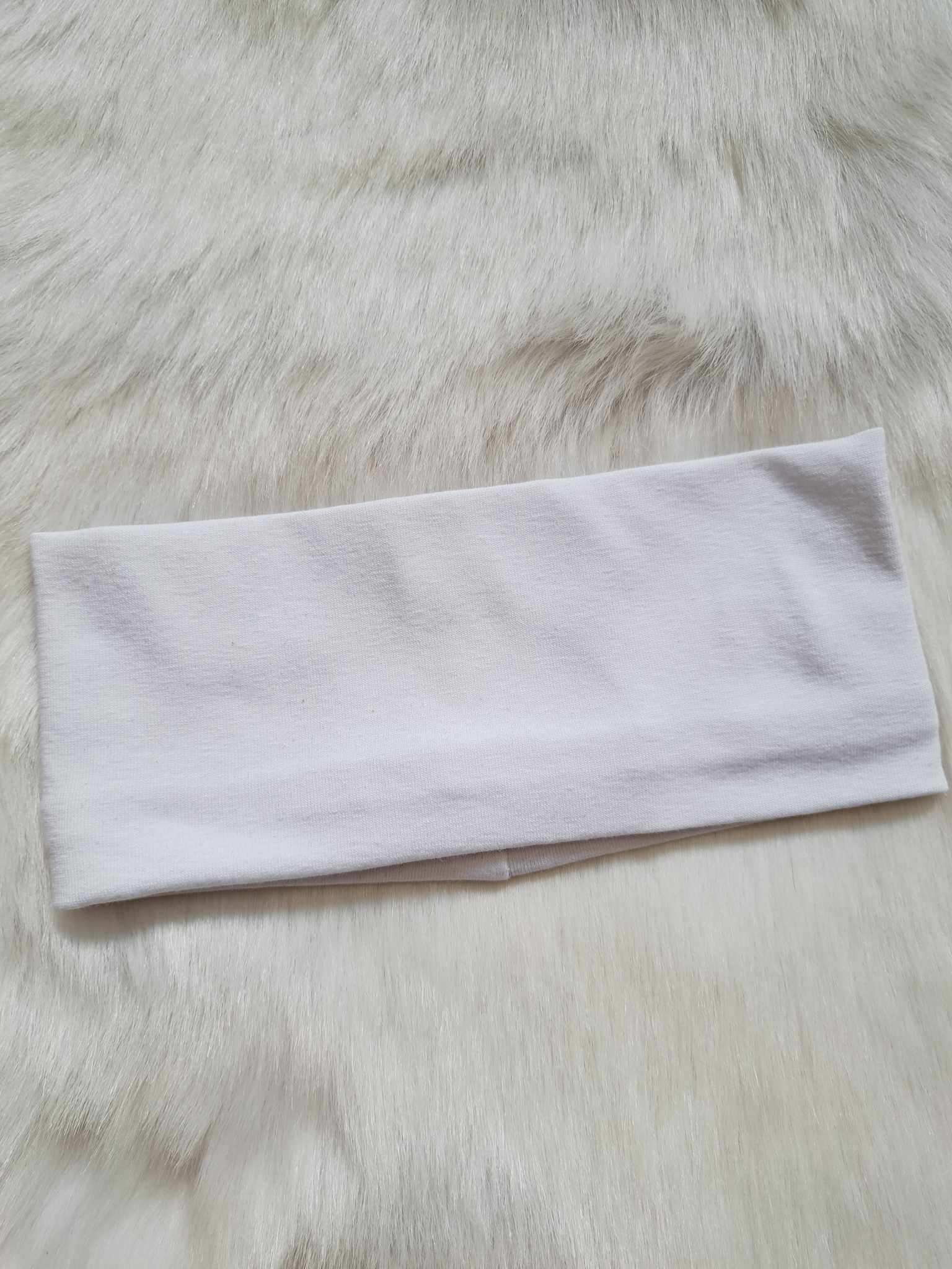 Biela čelenka 36cm