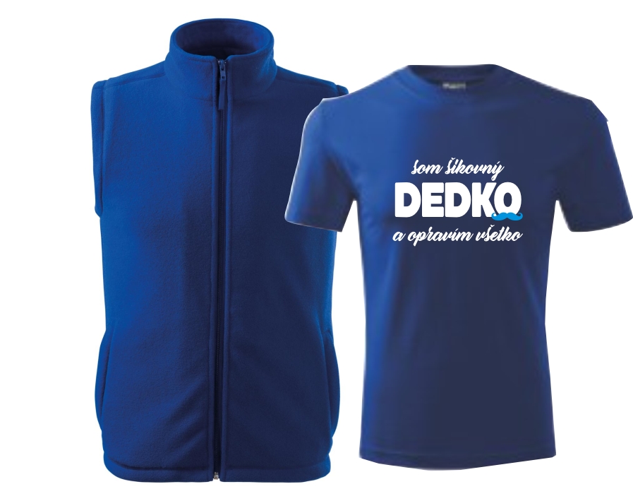 Tričko s vestou pre dedka veľ. 3XL