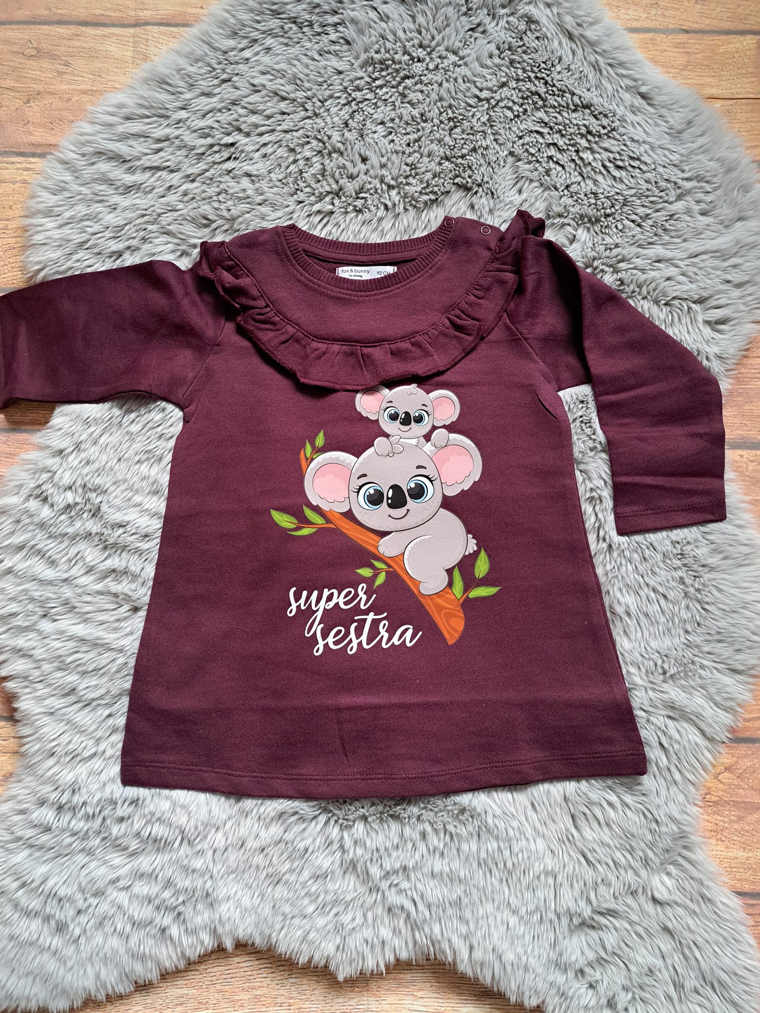 Mikinka super sestra veľ. 92