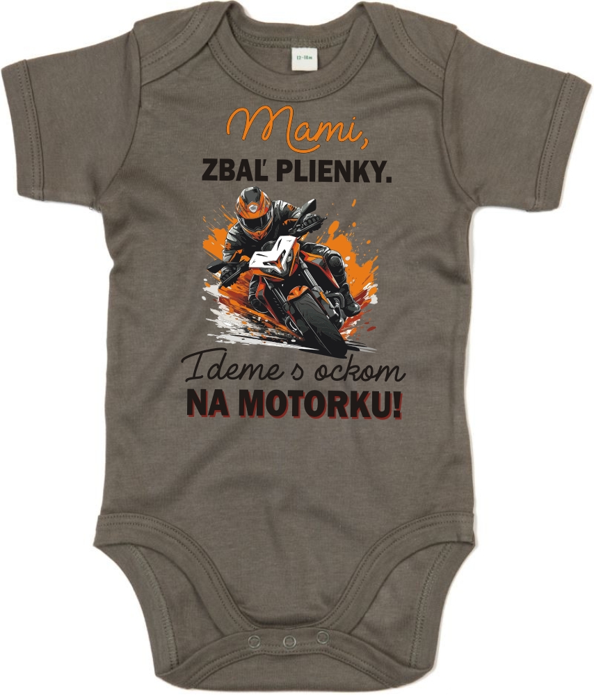 Idem s ocom na motorku 68