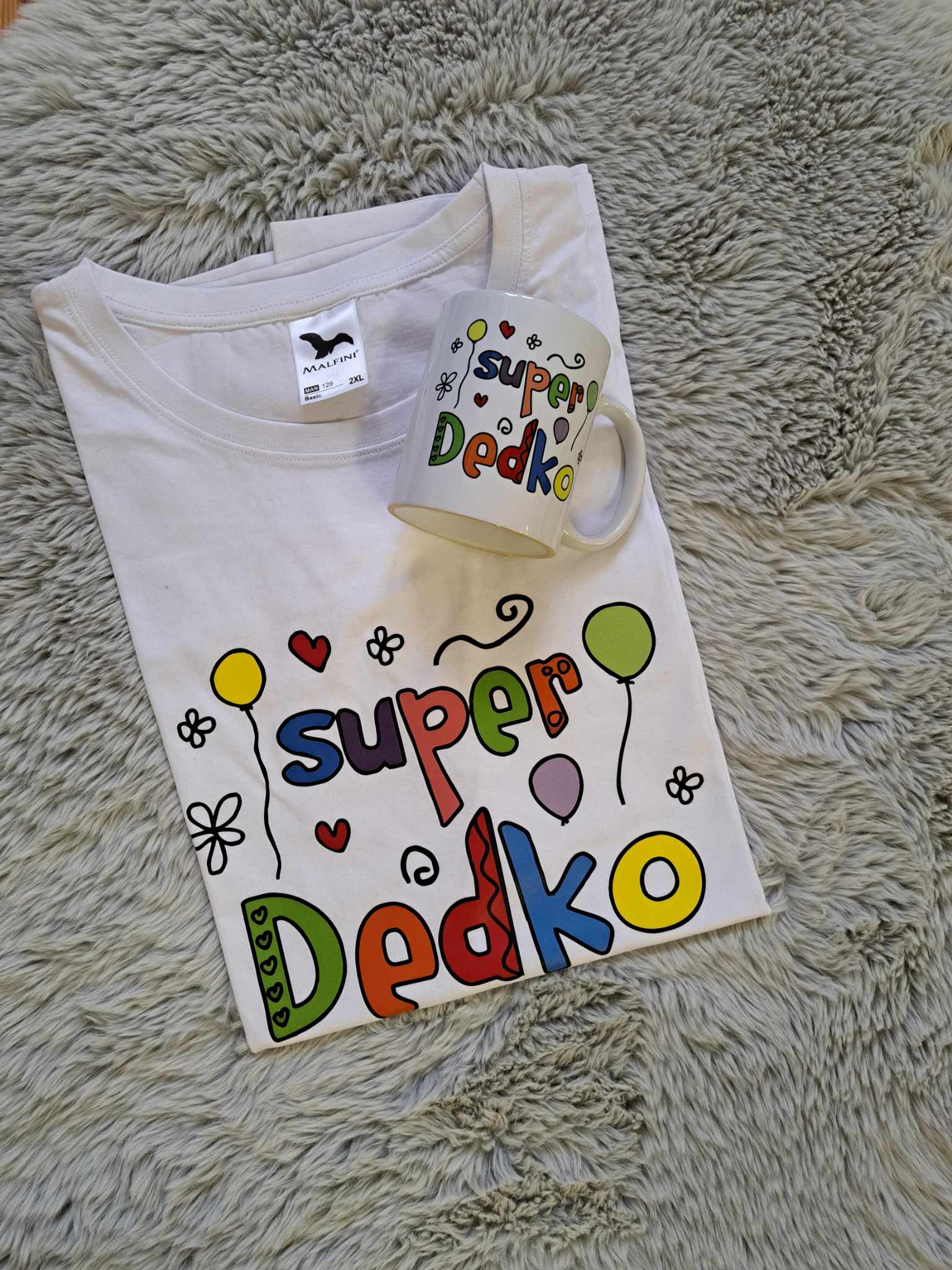 Super dedko s hrnčekom