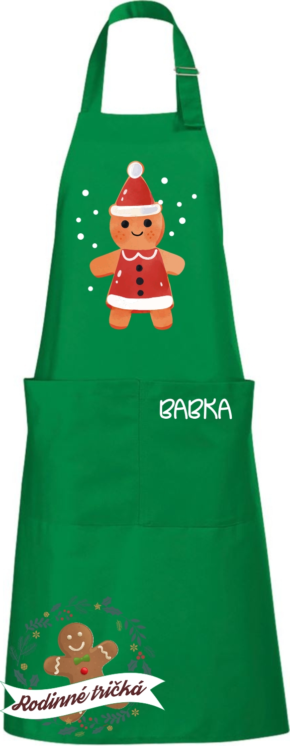 Vianočná zástera pre babku