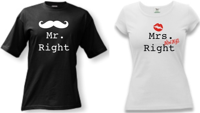 MR & MRS right
